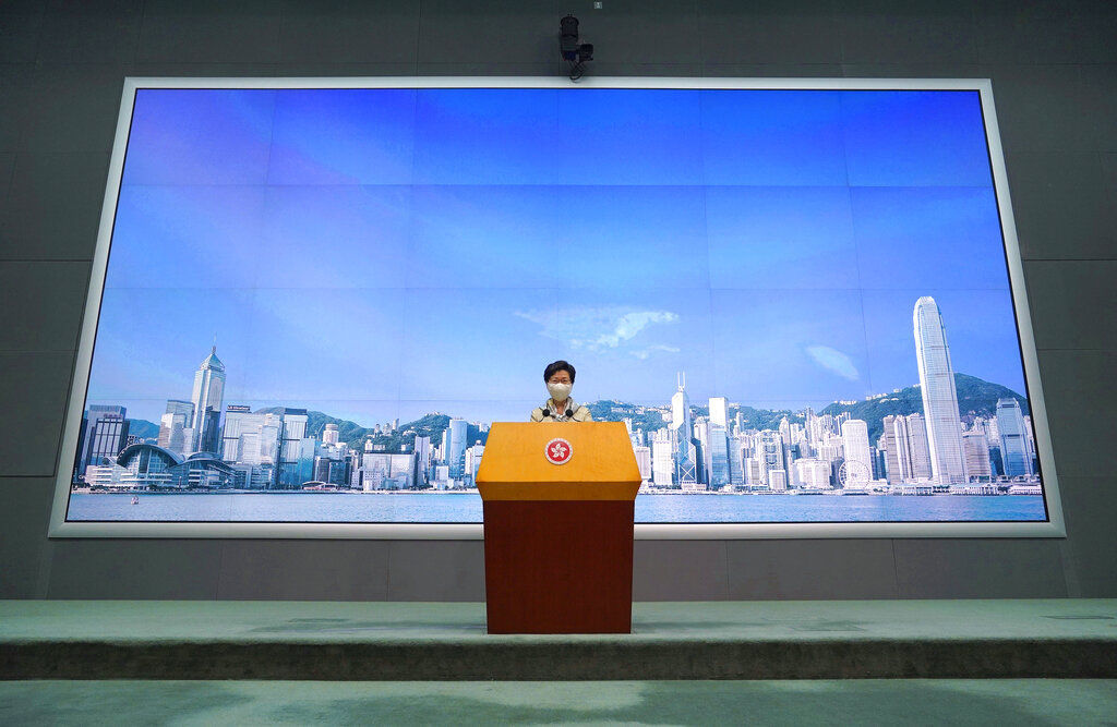 APTOPIX Hong Kong China Security Law